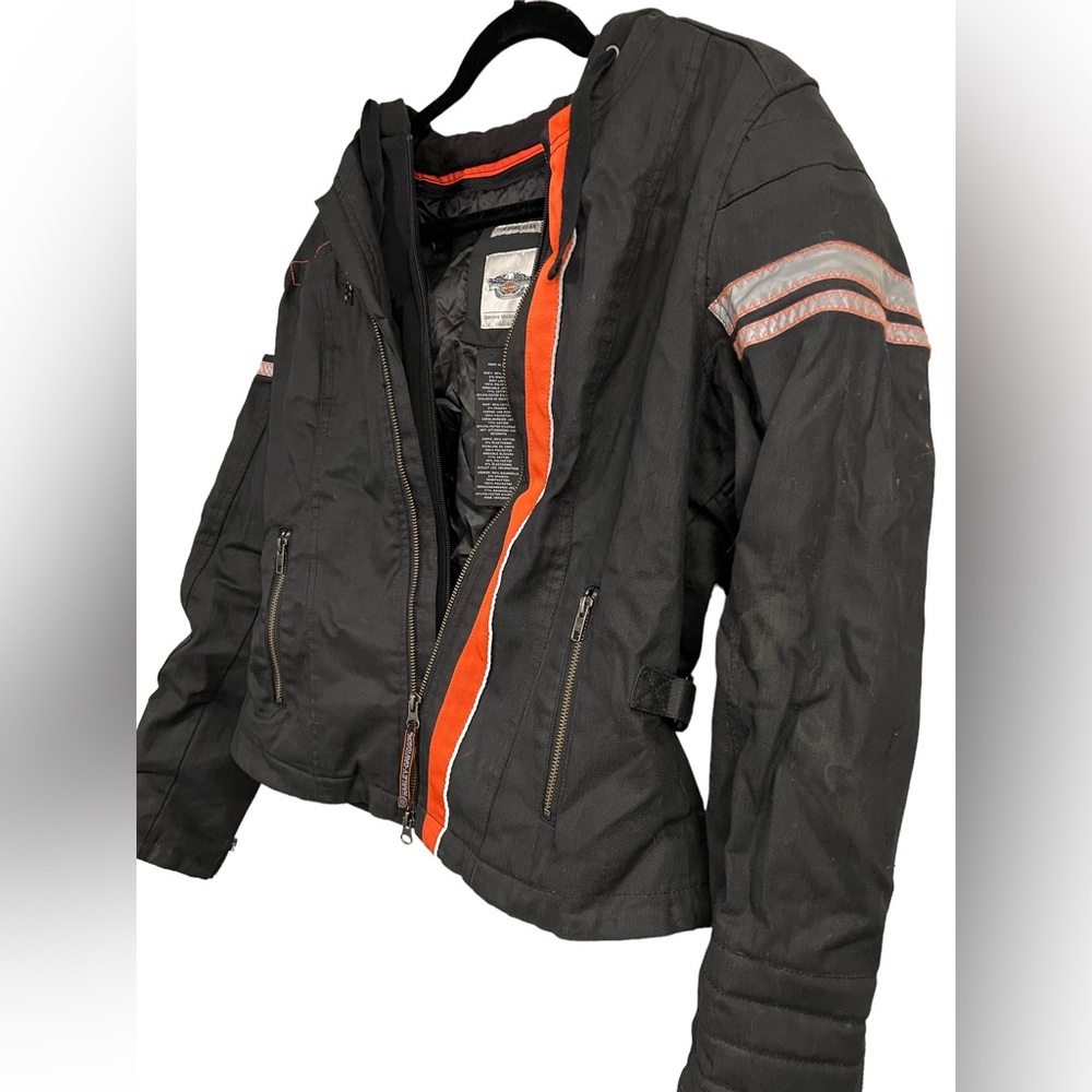 Harley Davidson functional riveting riding jacket L - Picture 2 of 4